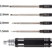 RC parts 4 in 1 1.5mm 2.0mm 2.5mm 3.0mm Hex Screwdriver Metal Tool Kit Set for RC Helicopter Car Airplane Drone Aircraft