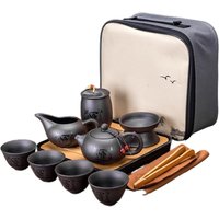 Exquisite Shape 360 Rotation Tea Maker and Infuser Porcelain Chinese Gongfu Tea Set Ceramic Tea Cup