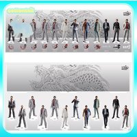 Original SEGA Yakuza 20th Anniversary Series Acrylic Standee Kiryu Anime Peripheral Ornament Acg Goods Collect Toys Girls Gift