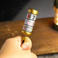 EDC Fidget Pusher Lucky Wheel Fingertip Gyro Fruit Grand Slam Portable Metal Stress Relief Toy Anxiety ADHD for Adults Gift