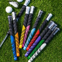 13Pcs/Lot Cotton Yarn Golf Irons Grips Set Standard Midsize Rubber Men and Women Multi Compound Golf Club Grips Carbon Golf Grip
