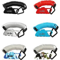 ULAC Bicycle Combo Lock 1.2m Extended Spiral Cable 3 Digits Combination Resettable Lightweight Size Portable Bike Accessories