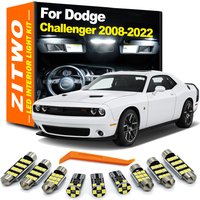 ZITWO 13Pcs LED Interior Dome Reading Door Light Bulb Kit For Dodge Challenger 2008- 2017 2018 2019 2020 2021 2022 Accessories