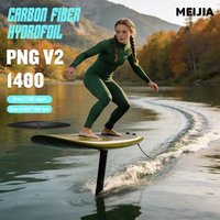 PNG V2 1400 Carbon Fiber Front Wing Hydrofoil 1786 Sqcm for SUP Kite And Surfing - Custom Logo Direct Factory Sale