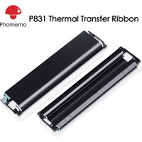 2 PCS Phomemo Thermal Transfer Ribbon for P831 Portable Ordinary A4 Paper Printer