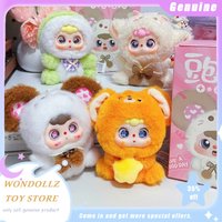 New Genuine Doubao The Twelve Chinese Zodiac Series Blind Box Kawaii Mini Vinyl Plush Doll Bag Pendant Decor Trendy Toy Kid Gift