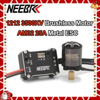 1212 3500KV Outrunner Brushless Motor AM32 25A Metal ESC for 1/18 TRX4M FCX18 1/24 FMS FCX24 SCX24 RC Crawler Car Power Parts