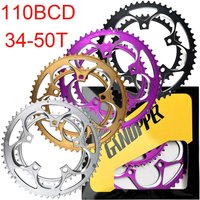110BCD 50T 34T Star for SRAM FSA Chainring Road Bicycle Chainwheel 110mm Crown Double Chainring 9/10/11/12 S Sprocket Bike Parts