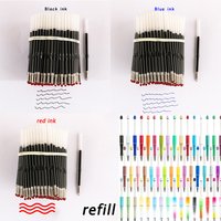 200-1000pcs Pink Purple Beaded Ballpoint Pen Ink Refills Ball Pens Refill Ink Rods for Writing School Office Stationery Core