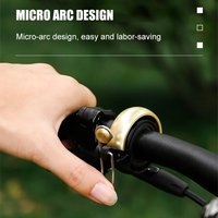 AliExpress NONE Vintage Bicycle Bell Loud Crisp Folding Mountain Bike Bell Retro Copper Hands Personality Bike Accessories