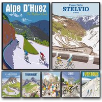 AliExpress NONE Mountain Bicycle City Bike Race Cycling Tour of Flanders Art Posters Canvas Painting and Prints Sports Pictures Room Home Decor