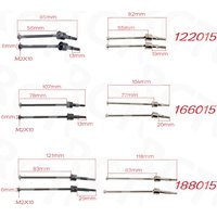 RC 2PC 122015 166015 188015 Metal Universal Dogbone CVD Drive Shaft For 1/10 HSP 94101 94102 94122 94155 94166 94177 94170 94188