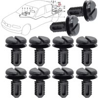 10X 51471945266 Trunk Lid Dash Battery Cover Shield Boot Lining Trim Clips For BMW E30 E91 E93 M3 E36 E46 E60 X3 E60 M5 E32 E83