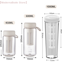 【M】Cold Brew Coffee Pot High-capacity Espresso Filter Bottle Cold Brewing Pot Portable Iced Brew Coffee Maker Juice Coffe Kettle
