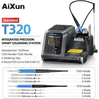 Station de soudage AIXUN T320 200W, chauffe en 2 secondes, pâte à souder T245, poignée de soudage C210, embout pour réparation de téléphones portables, machine à souder