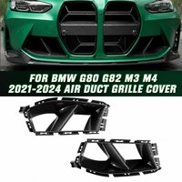 Für BMW G80 G82 M3 M4 2021-2024 Frontstoßstange Performance Lüftungsgitter Luftkanal-Abdeckung Carbonfaser-Optik Ansaugrahmen-Abdeckung Karosserie-Kits Auto-Zubehör