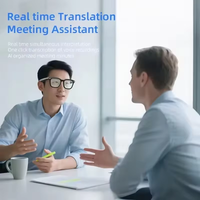 Lenovo 100MP Camera 4K HD Smart Glasses Chat GPT 260mAh Battery Bluetooth Call Voice Assistant Control Smart Glasses for Men