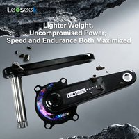 Leoseek Power Meter Crank Set Carbon Fiber Cranks Ultra-Lightweight ANT+BLUETOOTH 4.0 Bicycle Components For Shimano and SRAM