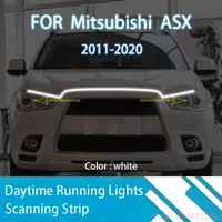 DRL Start Scan Strips Light FOR Mitsubishi ASX 2011-2019 Car Hood Light Decorative Ambient Lamp 12V 59 Inches Waterproof