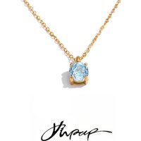 Yhpup Stainless Steel Rose Flower Shape Cutting Zirconia Drop Necklace Shiny Delicate Korean Jewelry Wholesale