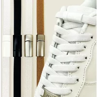No Tie Shoelaces Magnetic Shoe Laces Clip Flat Elastic Stretch Laces Casual Sneakers Woman Men Children Shoelace Shoes Accesorie