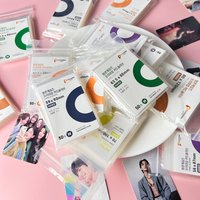 50Pcs Transparent Anti-scratch Kpop Photocard Sleeves Acid Free CPP Hard Film Bag For Popcorn Game Korean Idol Card Album Binder