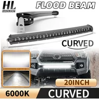 HAOLIDE 14"20"26"LED Light Bar Slim LED bar Single Row Light Bar for ATV UTV Truck Tractor Driving Light Flood Beam off-road use