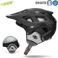 BATFOX Mountain Bike Helmet Replaceable warm ear protection lining Winter Electric Scooter Safe Cycling Gear MTB bicycle helmets