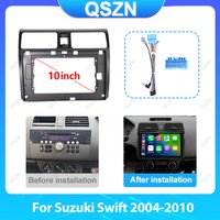 2Din Car Radio Fascia For Suzuki Swift 2004-2010 10inch Auto Stereo Audio Player DVD Panel Dash Kit Frame Center Console Holder.