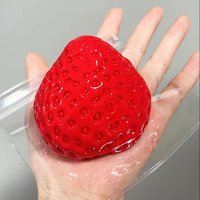 2026 New Stress Relief Toy Simulated Strawberry Toys Slow Rebound Decompression Desk Toy Gift Birthday Gift
