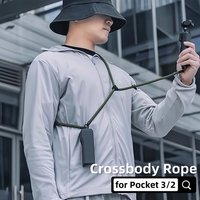Adjustable Crossbody Hanging Rope Multi Functional Anti Loss Fixing Hand Strap for DJI Pocket 3/2 Sport Camera Accessories