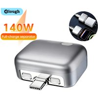 140W Smart Full Charge Separator Type-C Charging Adapter Overcharge protection Auto power-off for Type-C devices