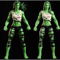 ML Legends Exclusive She-Hulk Hulkettes Angry & Normal Head Version No Extra Open Hands 6" Loose Action Figure