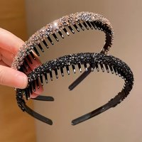 1/2 Pieces of Children's Toothed Rhinestone Non-Slip Headbands Do Not Strangle the Head