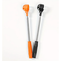 Golf Ball Retriever 8-Section Telescopic Stainless Steel Antenna Pole - Portable Golf Accessory for Ball Picking