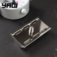 YAQI Thalia Double Edge Wet Safety Razor Head for Men 316 Stainless Steel Polished Face Shaving Accessory