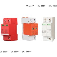 Photovoltaic Power Surge Protector Surge Protective Device SPD Arrester AC 220V 230V 380V 400V 3/4 Pole Surge voltage protection