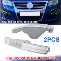 2Pcs/set Car Front Bumper Turn Signal Indicator Light Fit for VW PASSAT B6 2006-2011 (Without light bulb)