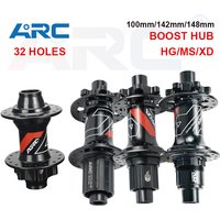 AliExpress ARC Disc Brake Hub 6 Claws 15x100 12x148 12x148 MTB BOOST Hub E-Bike Bicycle Cube Thru Axle For HG Micro Spline Sram XD 8-12V