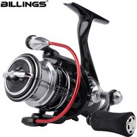 BILLINGS Spinning Fishing Reel 8KG Max Drag Fishing Reel 5.2:1Gear Ratio Metal Shallow/Deep Spool for Freshwater Saltwater