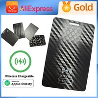 PBX Smart Wallet Tracker Card Thin Tracker Card Wireless Charging Work for Apple Find My APP Key Luggage Finder Pet Locator IP68