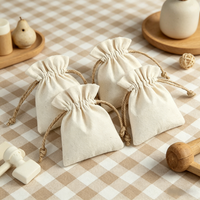 24pcs Natural Jute Canvas Gift Bags - Eco-Friendly Burlap Pouches for Jewelry Necklace Earring Ring Soap Organizer Wedding Favor