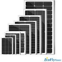 Factory Direct Sale 18V Mono Solar Panel 25W 30W 40W 60W 70W 80W 100W Exactly real Power for 12V Home/outdoor Solar system