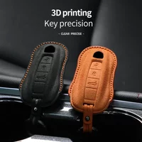 Alcantara Car Key Case Cover For Porsche Panamera Spyder Carrera Macan Cayman Cayenne 911 970 981 991 Accessories