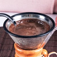 600 Mesh Coffee Filter Machines Tea Making Tools V Shape Cone Funnel Drip Cup Pour Over Stainless 304 Stainless Steel Dripper