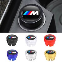 ABS Car Cigarette Lighter Dust Cover Button Decoration Caps For BMW M Emblem M3 M5 E34 F10 E90 E60 F30 E53 E30 E92 E87 Accessory