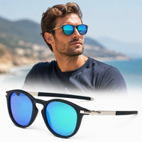UV400 Polarized Unisex Alloy Sunglasses for Outdoor Sports Cycling Fishing Driving Trendy Fashion 9439