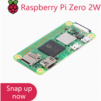 Raspberry Pi Zero 2W 1GHz Quad-core 64-bit Arm Cortex-A53 CPU 512MB SDRAM Bluetooth BLE&WiFi Pi 0 2 W with Pin Header Case Kit
