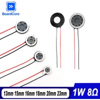 5PCS/lot 8 Ohm 1W Round Speaker 13mm 15mm 16mm 18mm 20mm 23mm 1Watt Loudspeaker Audio for Tablet DIY Phone Computer Trumpet Horn