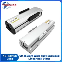 40/90/120/150mm Wide Fully Enclosed Linear Rail Stage 150KG SFU1605 Ballscrew Sliding Table Dustproof Waterproof Linear Actuator